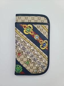 Neu ohne Etikett Brighton JEWEL Blumenmuster Leder Doppel Brillen-Sonnenbrillenetui - Bild 1 von 3