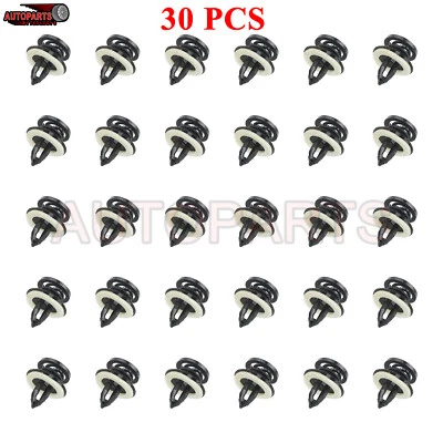 For Audi A4 Quattro 2002-2006 Black Trim Panel Retainer Clip with Sealer 30 PCS - Image 1 of 4