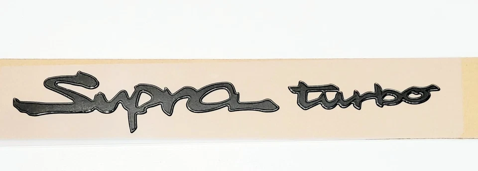93-98 NEW Toyota Supra Turbo Rear Trunk  Emblem 1993 1994 1995 16 1997 1998 - Image 1 of 1