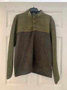 BRAND NEW Hawke & Co Performance Sportswear Green/Dark Gray Size Large Fleece - Picture 1 of 7