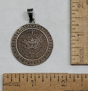 AZTEC symbol / SOUTHWEST Style PENDANT - TV 02 - MEXICO - 950 - listing #7601 - Imagen 1 de 9