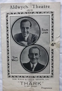 c1927 Aldwych Theatre London England Programme Booklet “Thark” Ben Travers - Picture 1 of 10