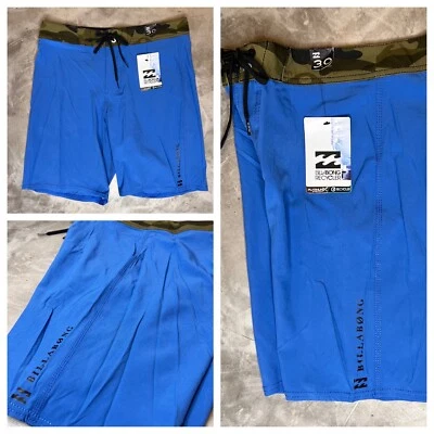 Billabong Habits Platinum X Board Shorts Para Hombres Talla 30 Natación Elastizado Azul Camuflaje NUEVO Foto 1 de 4