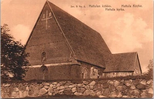 Finlandia Santa Cruz Iglesia Parola Postal Vintage 09.51 - Imagen 1 de 2