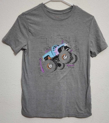 Camiseta de manga corta Cat & Jack para niños talla 12/14 con estampado gráfico de Monster Truck Foto 1 de 3