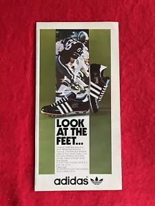 Vintage 1974 Adidas Shoes Star Streak Football Cleat Advertisement - Picture 1 of 7