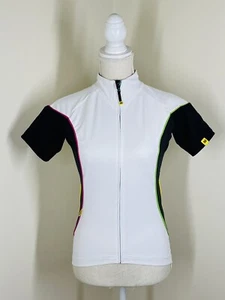 MAVIC WHITE CYCLING JERSEY SHIRT SIZE LARGE  - Picture 1 of 10