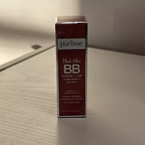 Purlisse Blush Stick 2-in-1 Cheek Lip Tint Stick Nude Sugar - Picture 1 of 4