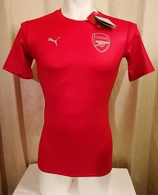 Arsenal Bodywear Base Layer T-Shirt by Puma - BNWT - Red - Image 1 of 4