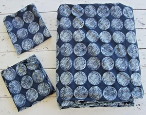 West Elm Big Dots King Duvet Cover + King 2 Shams~Cotton Blend - Picture 1 of 6