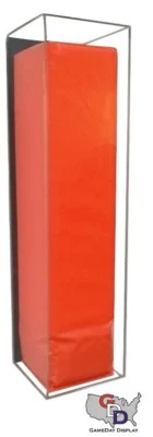 Acrylic Football Pylon Display Case Wall Mount UV Protectant Full Size C NIB - Image 1 of 3