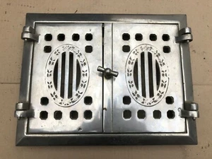 Puertas de horno antiguas L y R con marco FUNDICIÓN 320x250x30mm I - Imagen 1 de 1