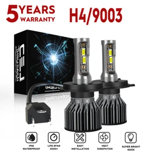 For Chevy Express Cargo Van 1500 2500 3500 H4 CSP LED Headlight High Low Bulbs - Foto 1 di 11