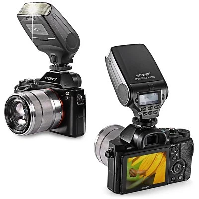 Flash de cámara Pro a7r IV NNW320-S para Sony a7 IV a7r III a9 a7S II a7 II a99 a68 Foto 1 de 4