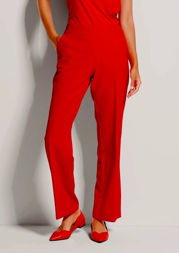 MAISON MARGIELA Pantalone rosso Madison Margiela colore brillante pull on Made in ITALY $468