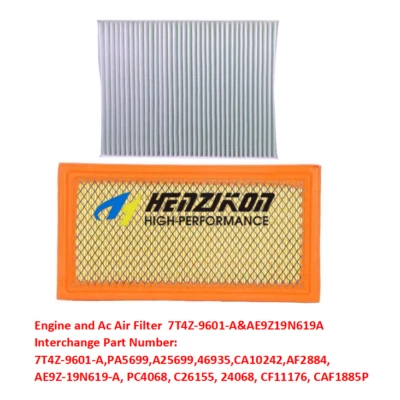 Conjunto de filtro de ar CA cabine de motor para FORD FLEX TAURUS 2010 - 2019 2.0L 3.5L - Imagem 1 de 4