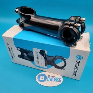 Dimension 1 1/8" Threadless Bike Stem 110mm Length 25.4mm Clamp 17°  f9 - Picture 1 of 7