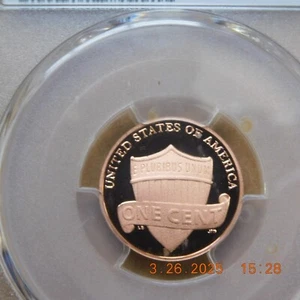 2019-S Lincoln Shield Cent PCGS PR70RD DCAM 1st Day of Issue - Picture 1 of 6
