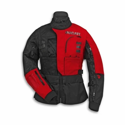Chaqueta de tela para mujer Ducati Corse tex C5 - Chaqueta textil para equipo de conducción de motocicletas Foto 1 de 4