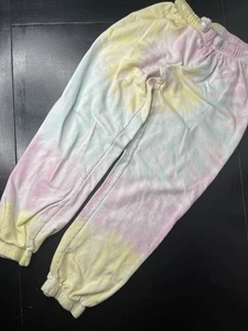 Jacks surfboards Girls Joggers Multicolor Tie Dye Adjustable Drawstring Waist L - Picture 1 of 4