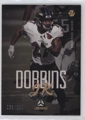 2021 Panini Luminance Gold /299 JK Dobbins #8 - Image 1 of 2