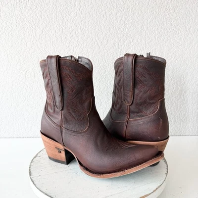 Lane SMOKESHOW Mujer Botín de Vaquero 10 Marrón Vaquera Occidental Botines Cortos Foto 1 de 4