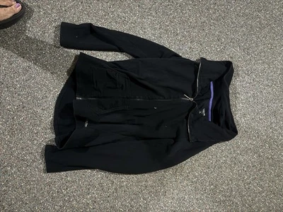 Jaqueta Calvin Klein Performance Feminina Tamanho XL Preta Secagem Rápida com Zíper - Imagem 1 de 2