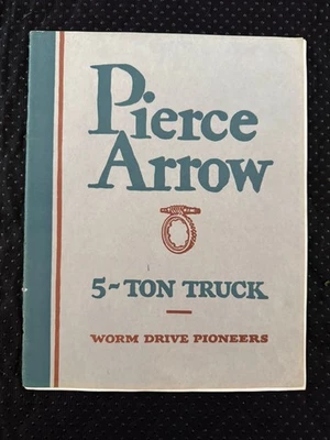 Folleto de ventas de automóviles de camión Pierce Arrow Buffalo de 5 toneladas Foto 1 de 4