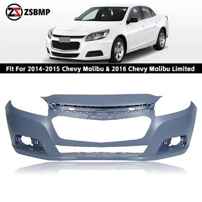Front Bumper Cover For 2014-2015 Chevy Chevrolet Malibu  2016 Limited 23146557 Foto 1 de 4