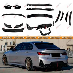 Kit de alerón de techo labio trasero delantero ABS negro brillante para 23+ BMW Serie 3 G20 M-sport - Imagen 1 de 34