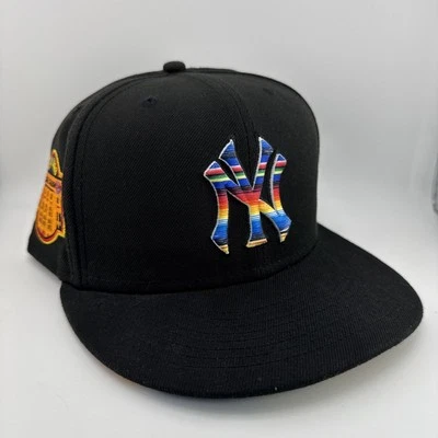 Manta tejida New Era MLB New York Yankees 59FIFTY 5950 sombrero ajustado talla 8 Foto 1 de 4