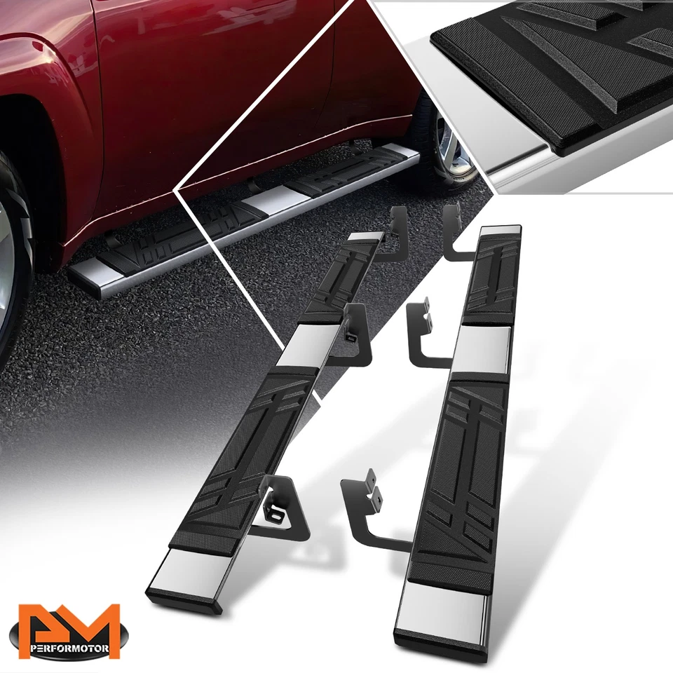 Para 02-09 Chevy Trailblazer GMC Envoy 6,5" almofadas laterais barra nerf placa de corrida - Imagem 1 de 4