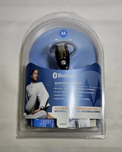 Motorola H500 Bluetooth Wireless Mobile Phone Connection 3-Way Headset *Read* - Picture 1 of 6