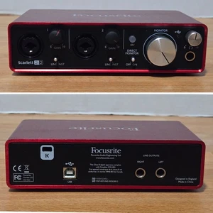 Focusrite Scarlett 2i2 2nd Gen 2-in 2-out USB Music Audio Recording Interface - Picture 1 of 10