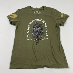 Camisa Estilo Grunt Para Hombres 2XL Olive They Who Shed Their Blood Gráfico Camiseta EE. UU. - Imagen 1 de 9
