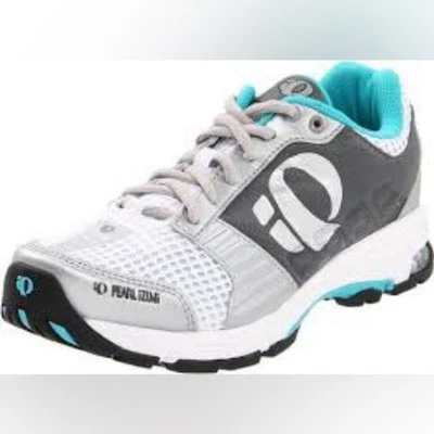 Zapatos Mujer Pearl Izumi X-Road Fuel Blanco-Plateado Talla 38 7.5-8M. Excelente Foto 1 de 4