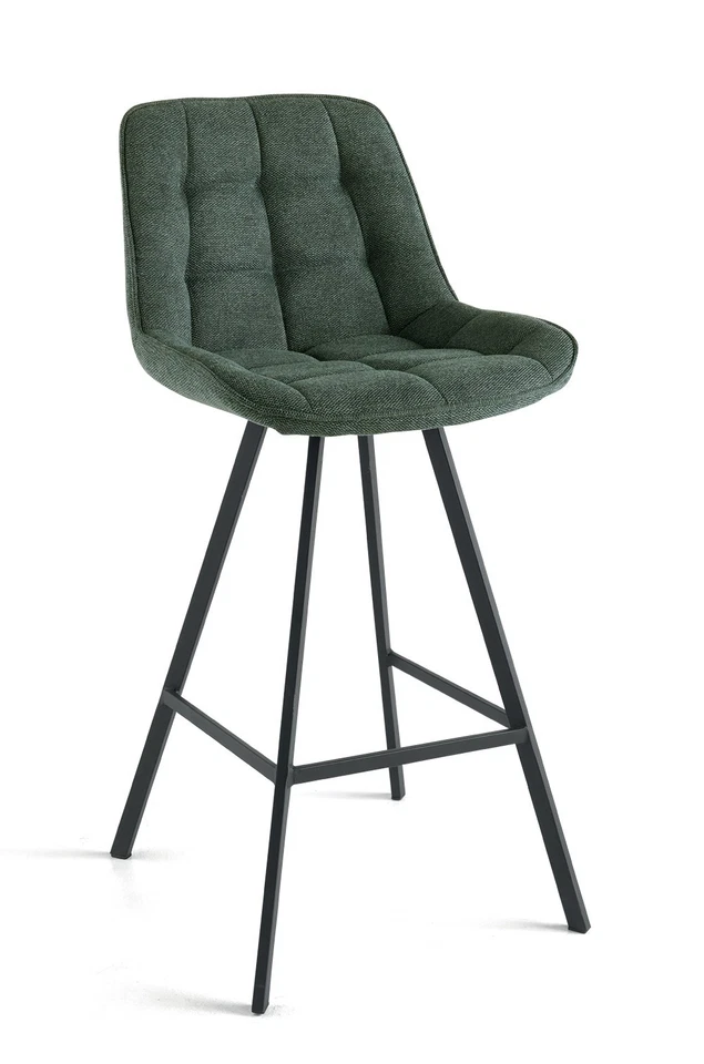 Set 2 Stools Fabric With Padding for Dining Room Or BAR CIC-808 - Image 1 of 1