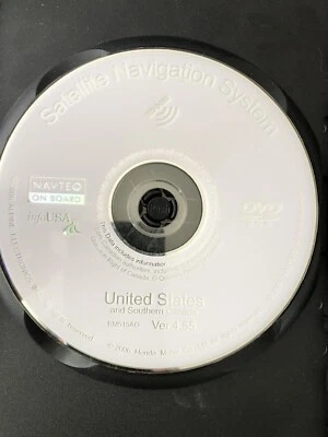 2005 2006 2007 HONDA PILOT RIDGELINE ACURA MDX NAVIGATION DVD VER 4.55 OEM🟠 - Image 1 of 4