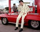 ELVIS PRESLEY 8X10 PHOTO MUSIC POP ROCK & ROLL IN PICTURE RED CORVETTE
