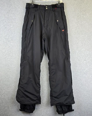 Pantalones de snowboard Foursquare para hombre medianos negros para esquí y snowboard ropa exterior pantalón Foto 1 de 4