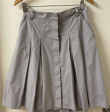 Country Road Grey Pleated Skirt Flared Sz 10