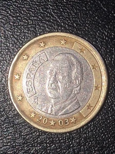 Rare 1 Euro 2003 Espana Valore Coin. Combined Shipping - Picture 1 of 6