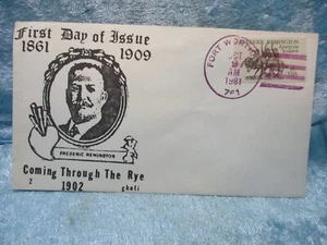 1981 Frederic Remington First Day of Issue - Picture 1 of 1