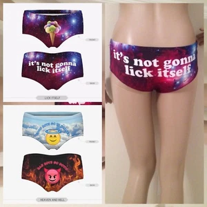 Sexy Naughty Girl Neuheit Druck Höschen - Lick It Before You Stick It-Bite Me + mehr - Bild 1 von 133