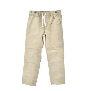 Boys Size 8 Pants Beige Straight-Leg Elastic Waist Drawstring by Cat & Jack - Picture 1 of 4
