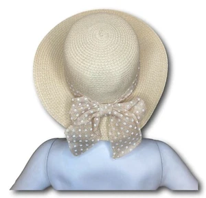 Sombrero de verano sombrero de paja sombrero de sol sombrero de mujer rasgable con lazo sombrero para la cabeza - Imagen 1 de 5