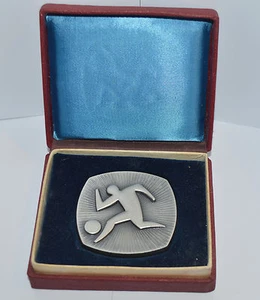 Federación Yugoslavia de Fútbol 1919-1969 50 Aniversario Placa Bertoni Milano - Imagen 1 de 3