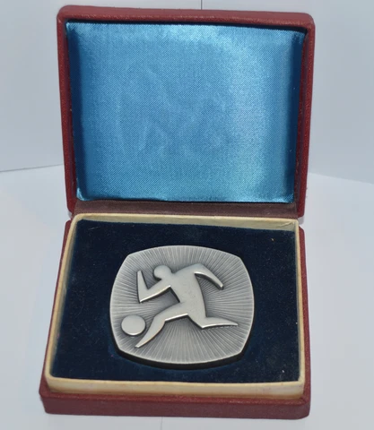 Yugoslavia Football Federation 1919-1969 50th anniversary plaque Bertoni Milano Cover