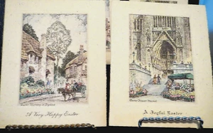 Vintage England Easter Cards-Lot 7-Mid Century-Unused #2798 - Picture 1 of 9