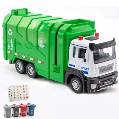 1/50 Müllwagen Spielzeug Modellauto Diecast Müllauto Spielzeug fur Kinder Jungen - Bild 1 von 4